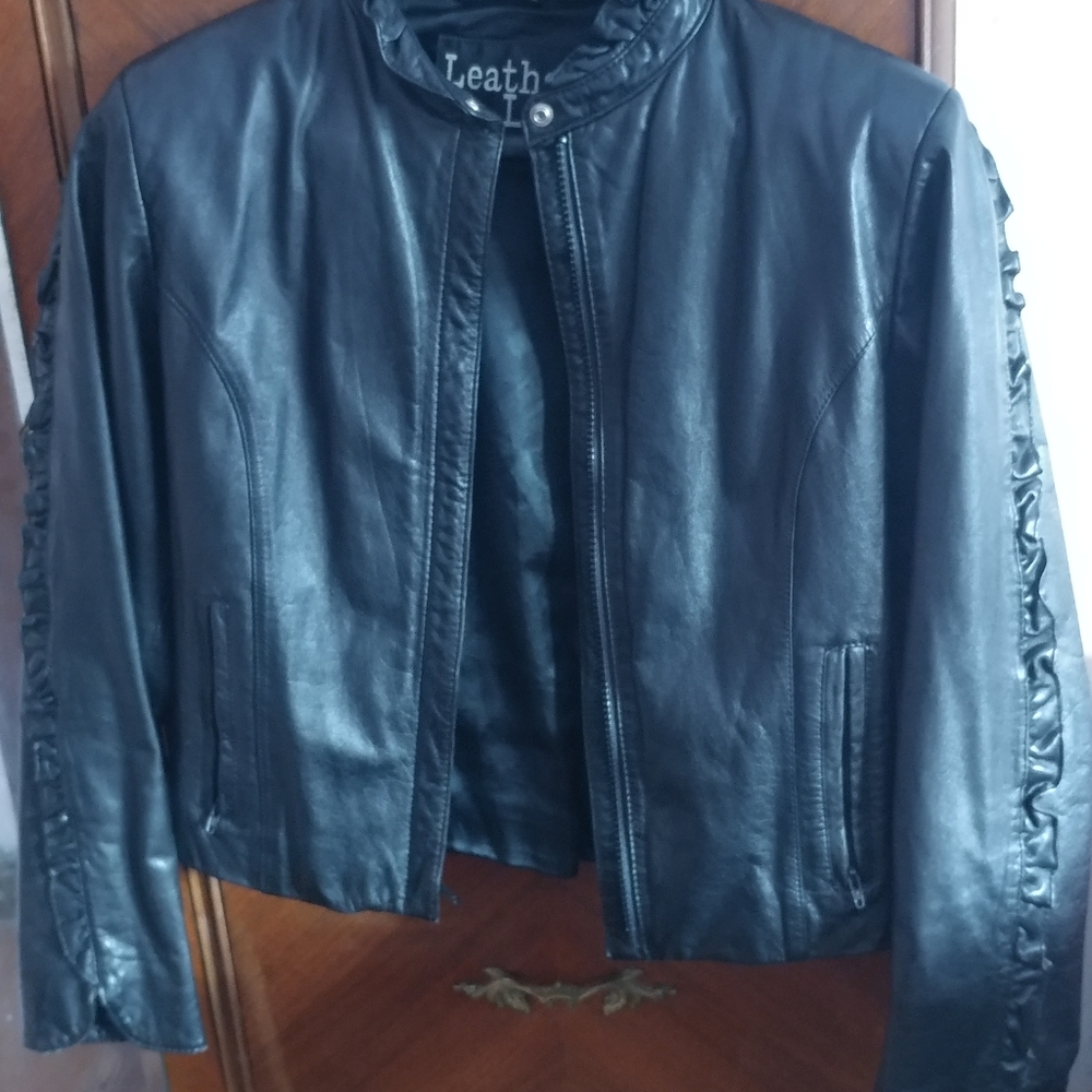 Leather jacket